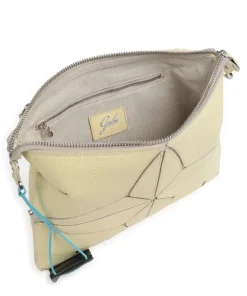 Lily M Umhängetasche genarbtes Kalbsleder gelb