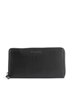 Linda Geldbörse Leder schwarz