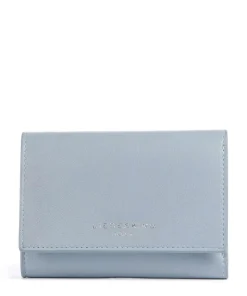 Linn Sheep Natural M RFID Geldbörse Schafsleder hellblau
