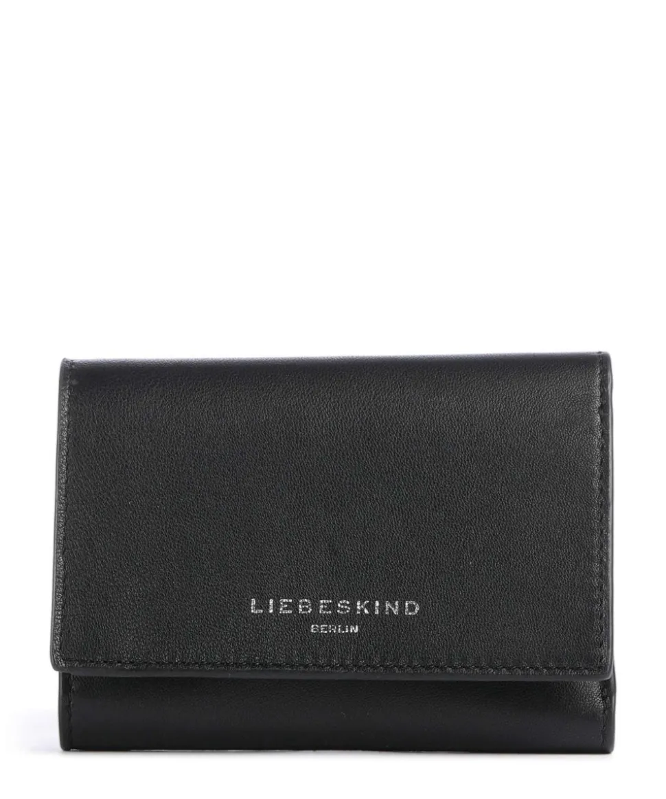 Linn Sheep Natural M RFID Geldbörse Schafsleder schwarz