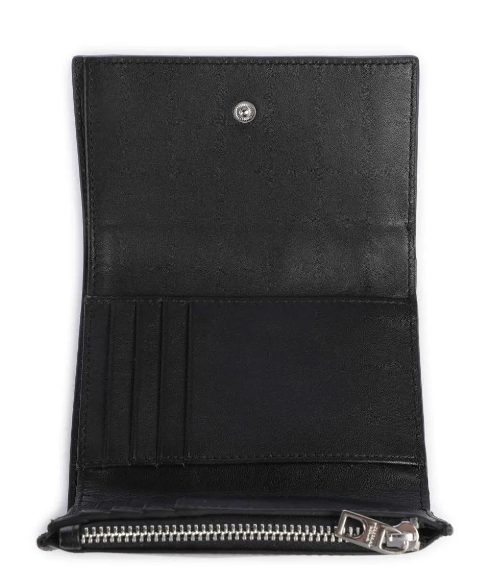 Linn Sheep Natural M RFID Geldbörse Schafsleder schwarz