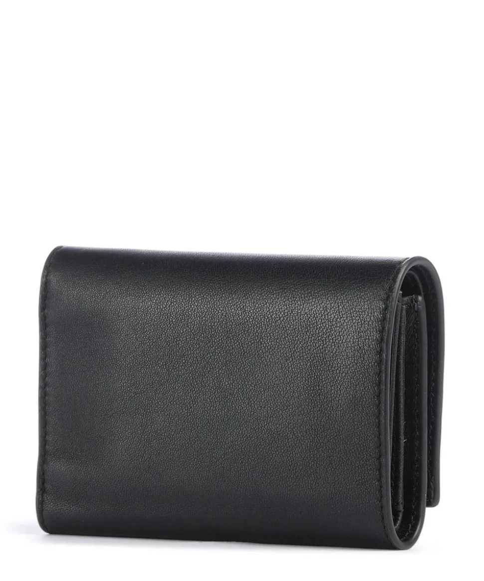 Linn Sheep Natural M RFID Geldbörse Schafsleder schwarz