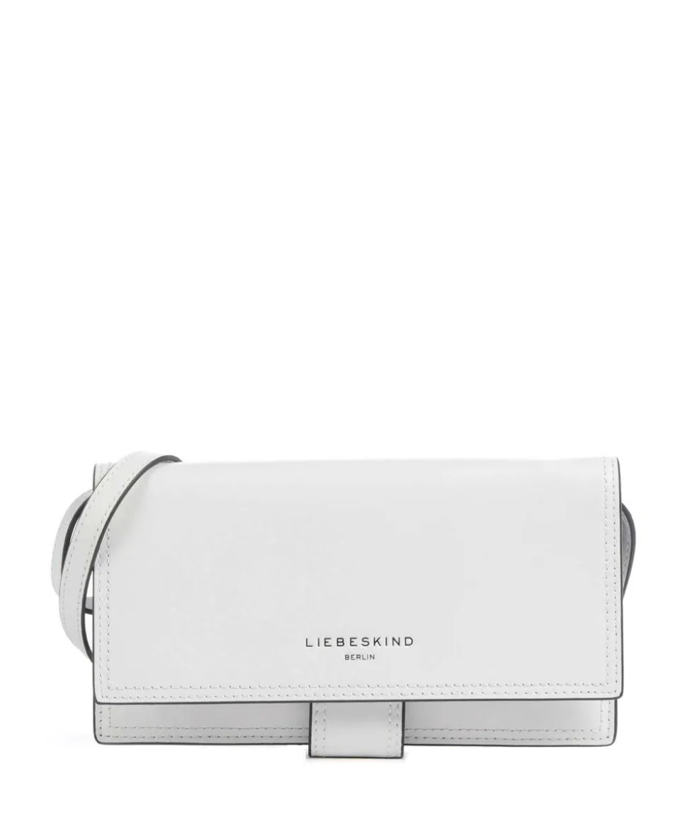 Lisa Calf Optic L Geldbörse fein genarbtes Leder weiß