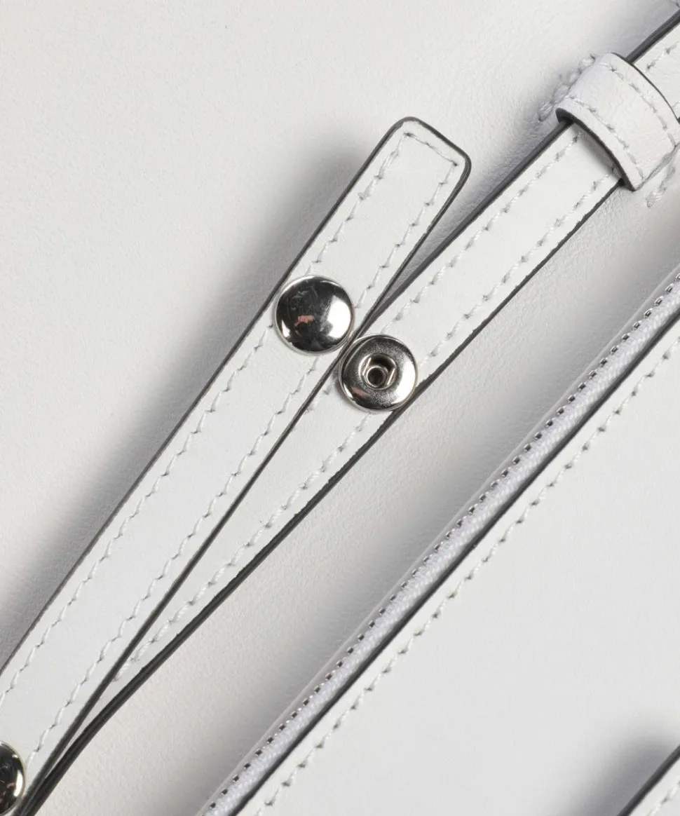 Lisa Calf Optic L Geldbörse fein genarbtes Leder weiß