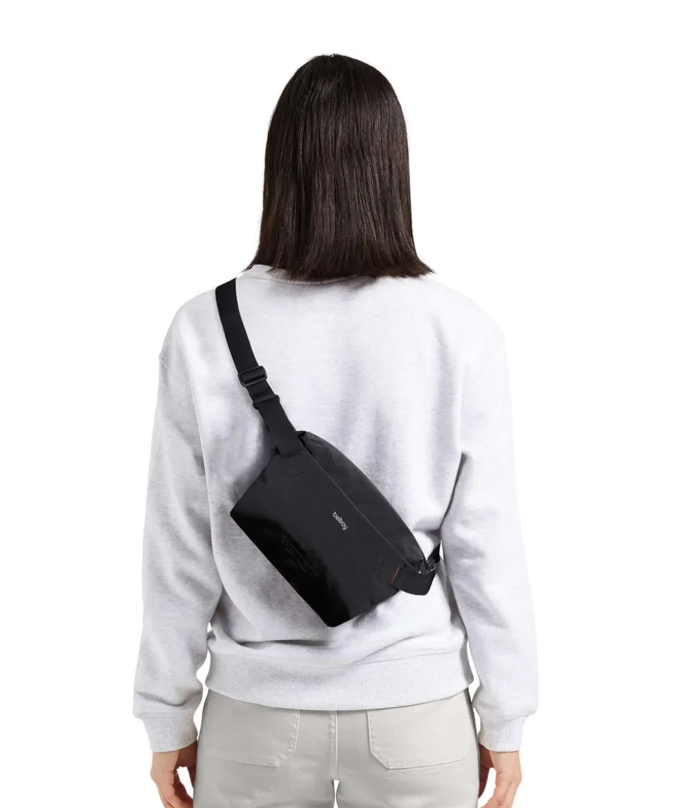 Lite 4L Mini Slingbag recyceltes Nylon, recyceltes Polyester schwarz