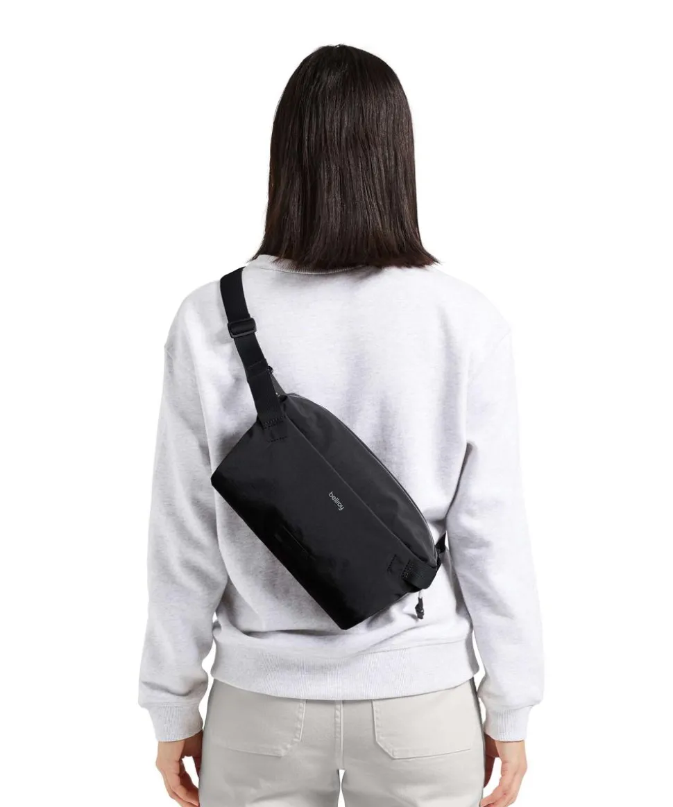 Lite 7L Slingbag recyceltes Nylon schwarz