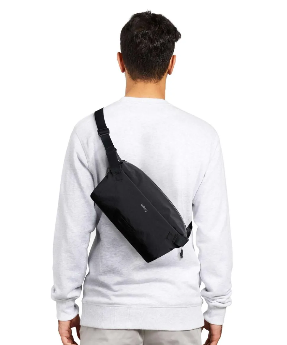 Lite 7L Slingbag recyceltes Nylon schwarz