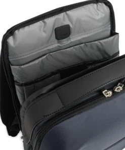 Litepoint Laptop-Rucksack 14″ recyceltes Polyester dunkelblau