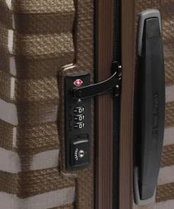 Lite-Shock 4-Rollen Trolley braun 55 cm