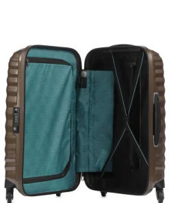 Lite-Shock 4-Rollen Trolley braun 55 cm