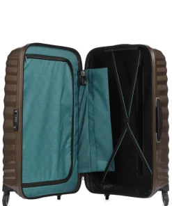 Lite-Shock 4-Rollen Trolley braun 69 cm