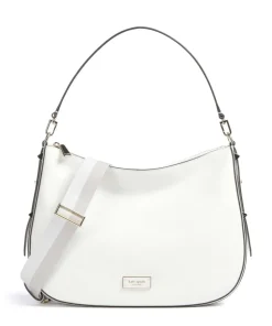 Liv Large Beuteltasche genarbtes Rindsleder weiß