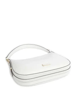 Liv Large Beuteltasche genarbtes Rindsleder weiß