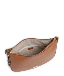 Liv Large Beuteltasche genarbtes Rindsleder braun