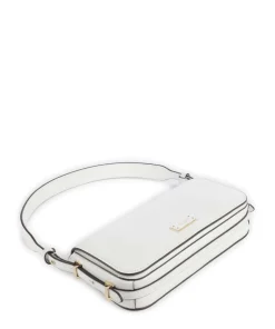 Liv Schultertasche fein genarbtes Rindsleder weiß