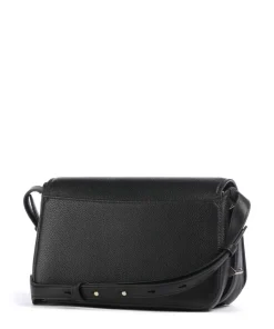 Liv Umhängetasche genarbtes Rindsleder schwarz