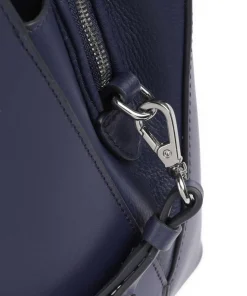 Liverpool Street Handtasche fein genarbtes Rindsleder dunkelblau