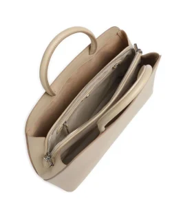 Liverpool Street Handtasche fein genarbtes Rindsleder beige