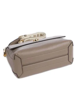 Liya Signature Umhängetasche genarbtes Rindsleder taupe