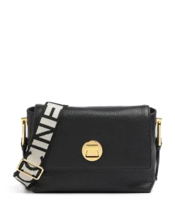 Liya Signature Umhängetasche genarbtes Rindsleder schwarz