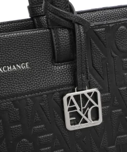 Liz M Shopper Lederimitat schwarz