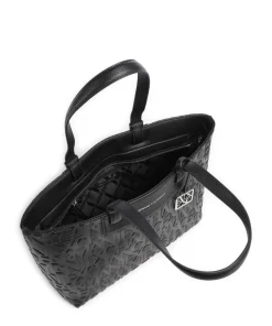 Liz M Shopper Lederimitat schwarz