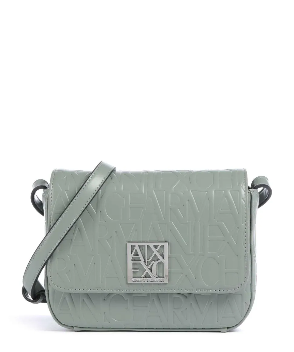 Liz M Umhängetasche Lederimitat graugrün