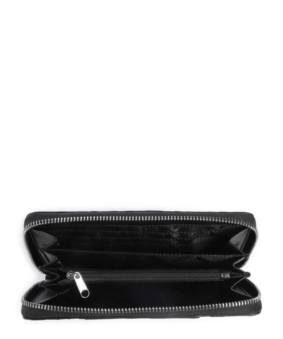 Liz Patent Geldbörse Lederimitat schwarz