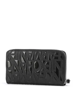 Liz Patent Geldbörse Lederimitat schwarz