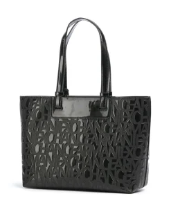 Liz Patent M Shopper Lederimitat schwarz