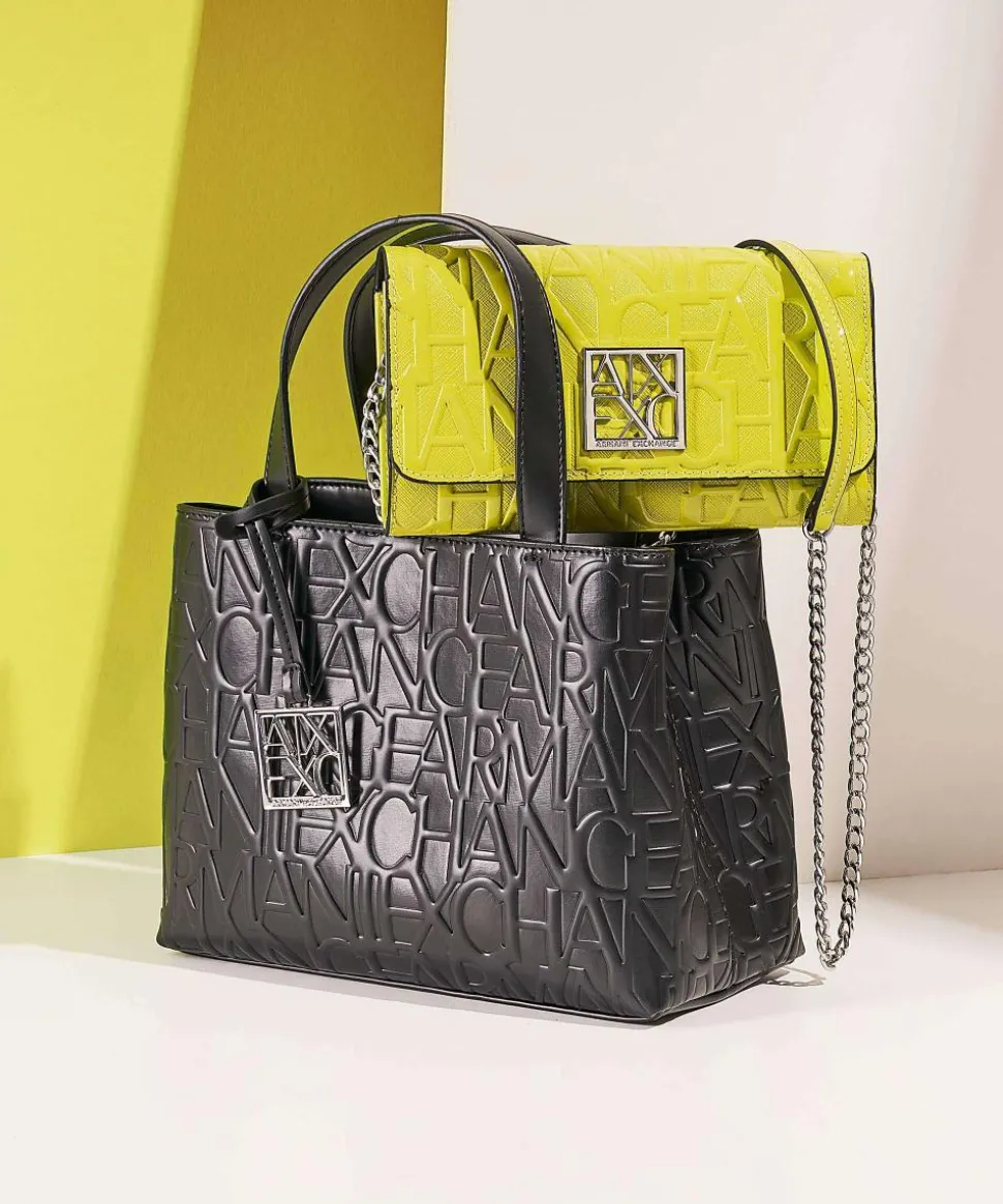 Liz S Handtasche Lederimitat schwarz