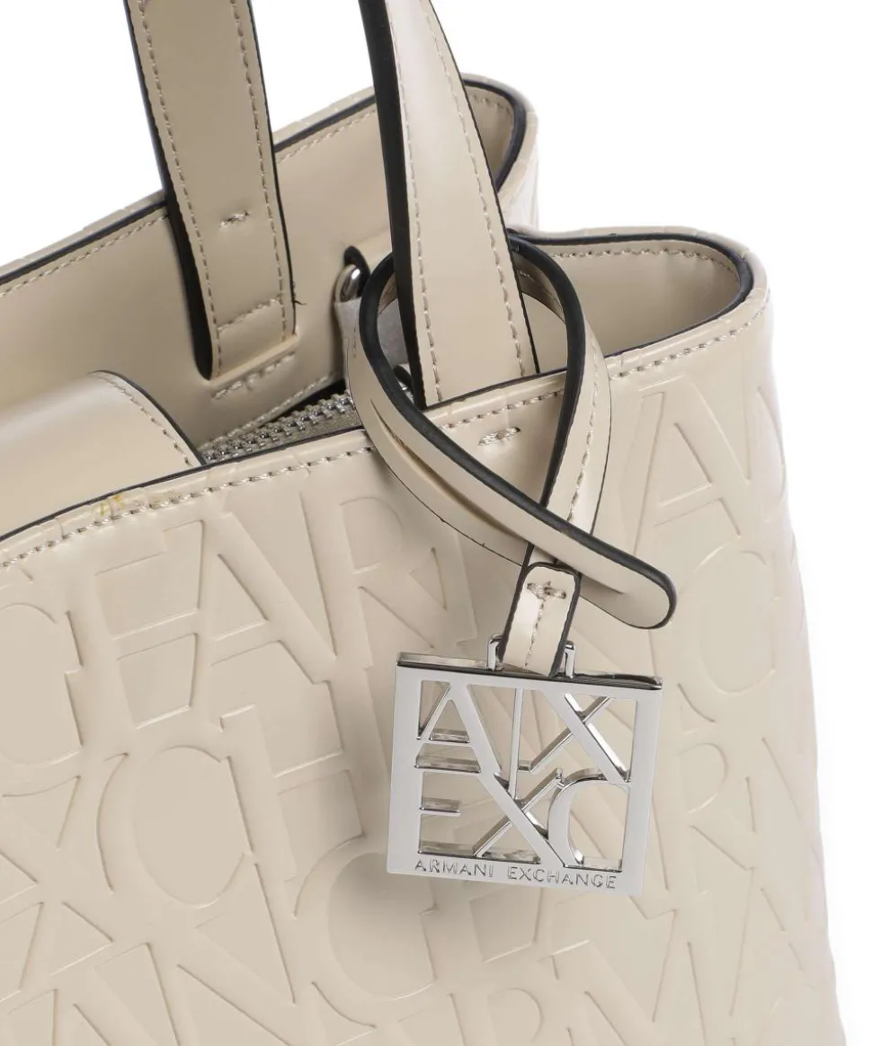 Liz S Handtasche Lederimitat elfenbein