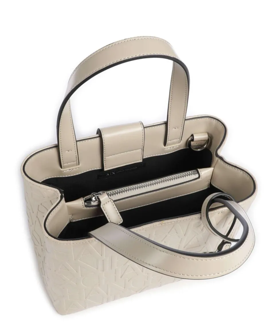 Liz S Handtasche Lederimitat elfenbein