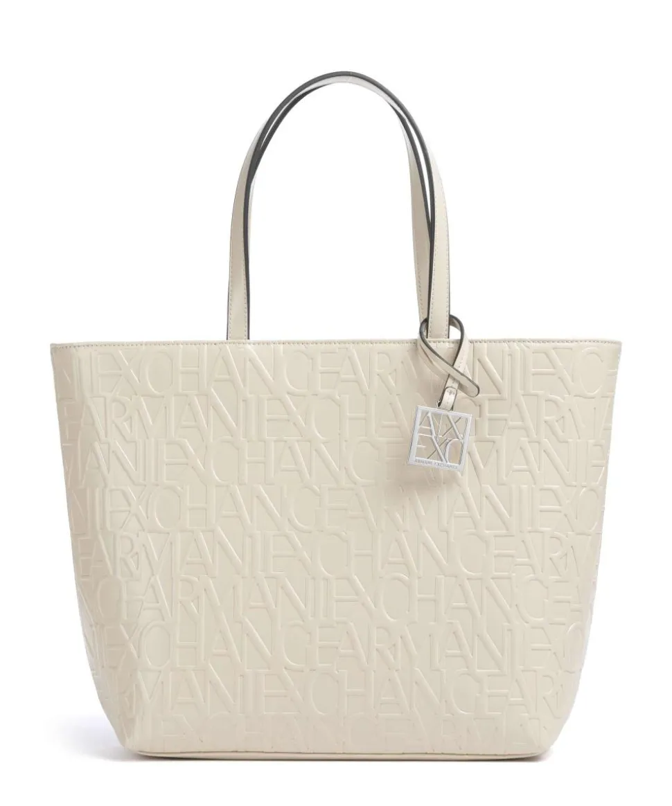 Liz Shopper Lederimitat elfenbein