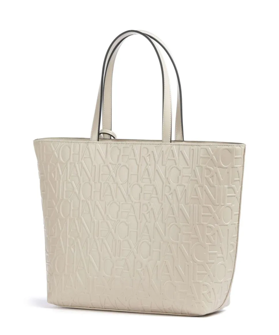 Liz Shopper Lederimitat elfenbein