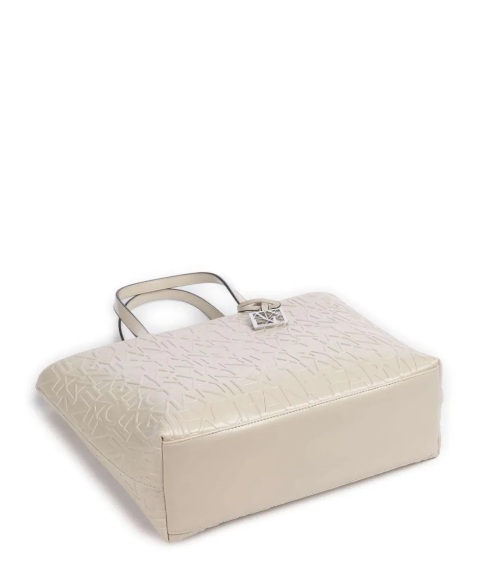 Liz Shopper Lederimitat elfenbein