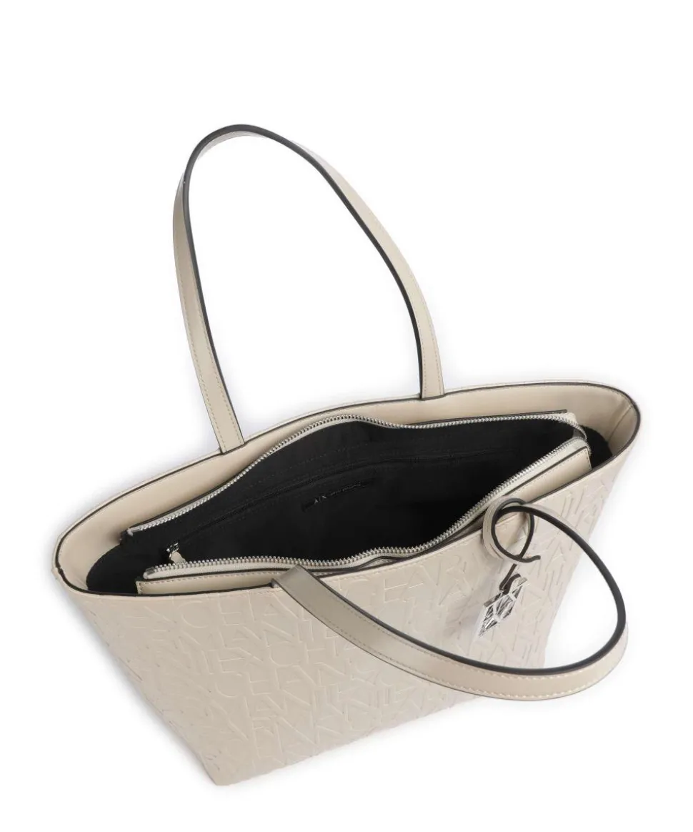 Liz Shopper Lederimitat elfenbein