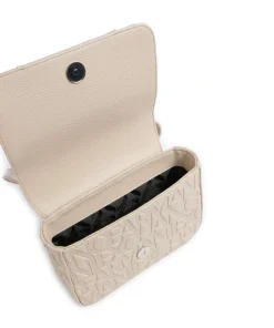 Liz Umhängetasche Lederimitat creme