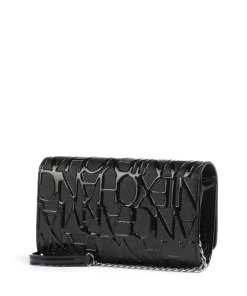 Liz Umhängetasche Lederimitat schwarz