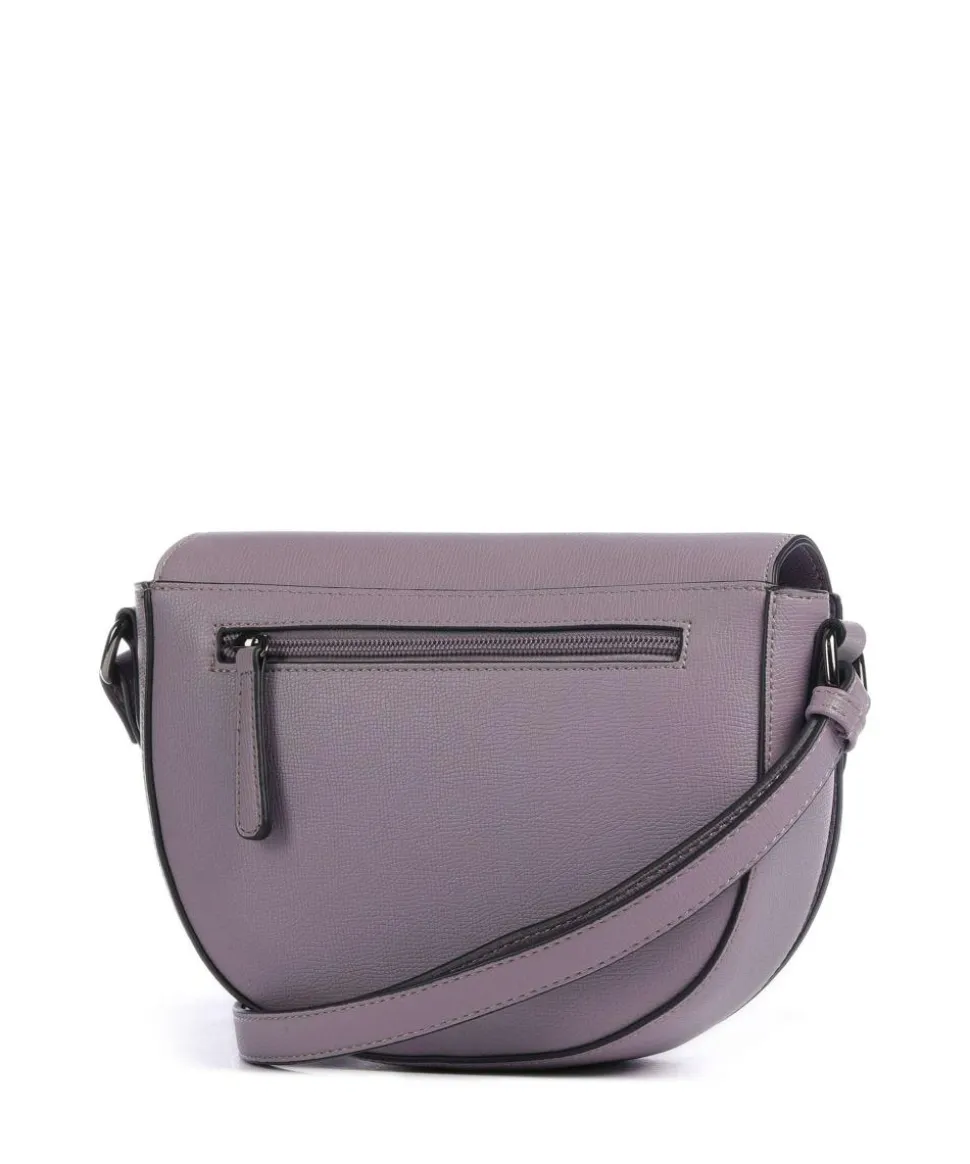 Locco Umhängetasche Lederimitat violett