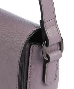 Locco Umhängetasche Lederimitat violett