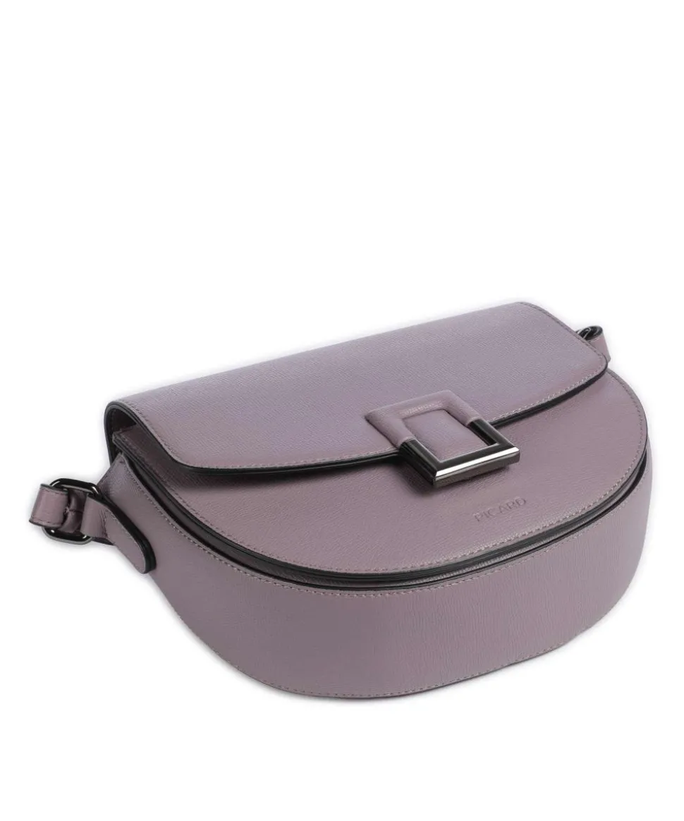 Locco Umhängetasche Lederimitat violett