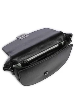 Locco Umhängetasche Lederimitat schwarz