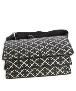 Loenna Umhängetasche Lederimitat schwarz