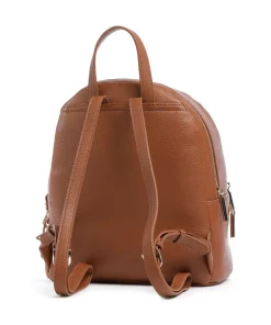 Logo Rucksack Lederimitat tan