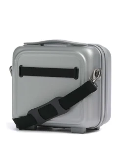 Logoduck+ Kosmetikkoffer silber 28 cm