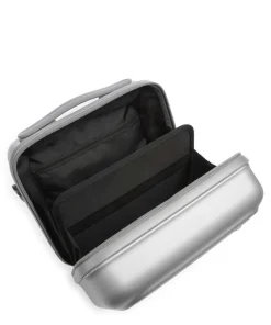 Logoduck+ Kosmetikkoffer silber 28 cm