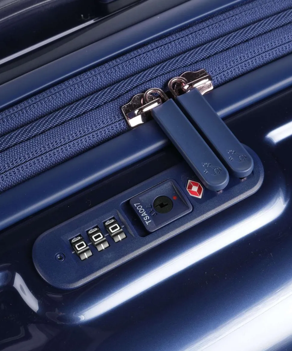 Logoduck+ Metal 4-Rollen Trolley dunkelblau 69 cm