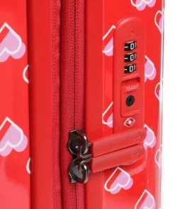 Logoduck+ Printed 4-Rollen Trolley rot 55 cm