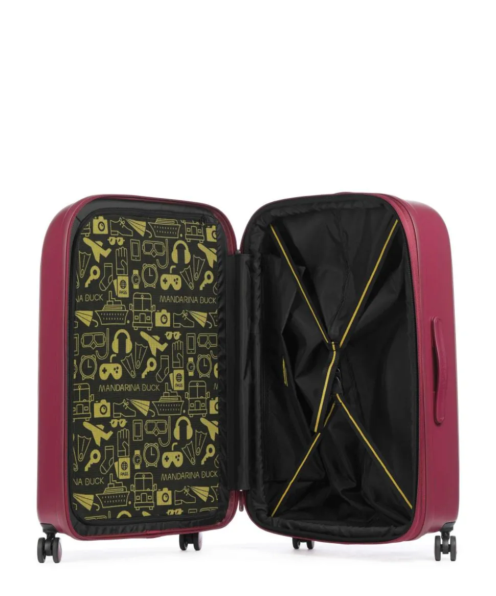 Logoduck+ 4-Rollen Trolley brombeer 75 cm